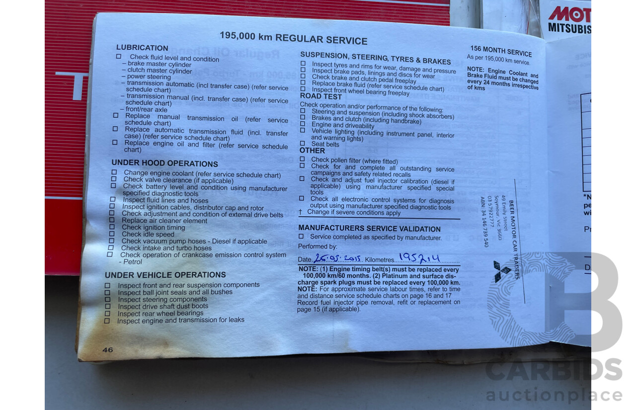 9/2009 Mitsubishi Triton GLX MN MY10 Double Cab Utility White 2.5L