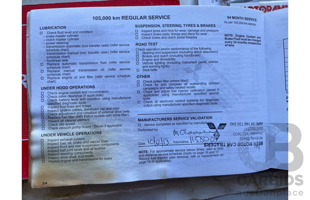 9/2009 Mitsubishi Triton GLX MN MY10 Double Cab Utility White 2.5L