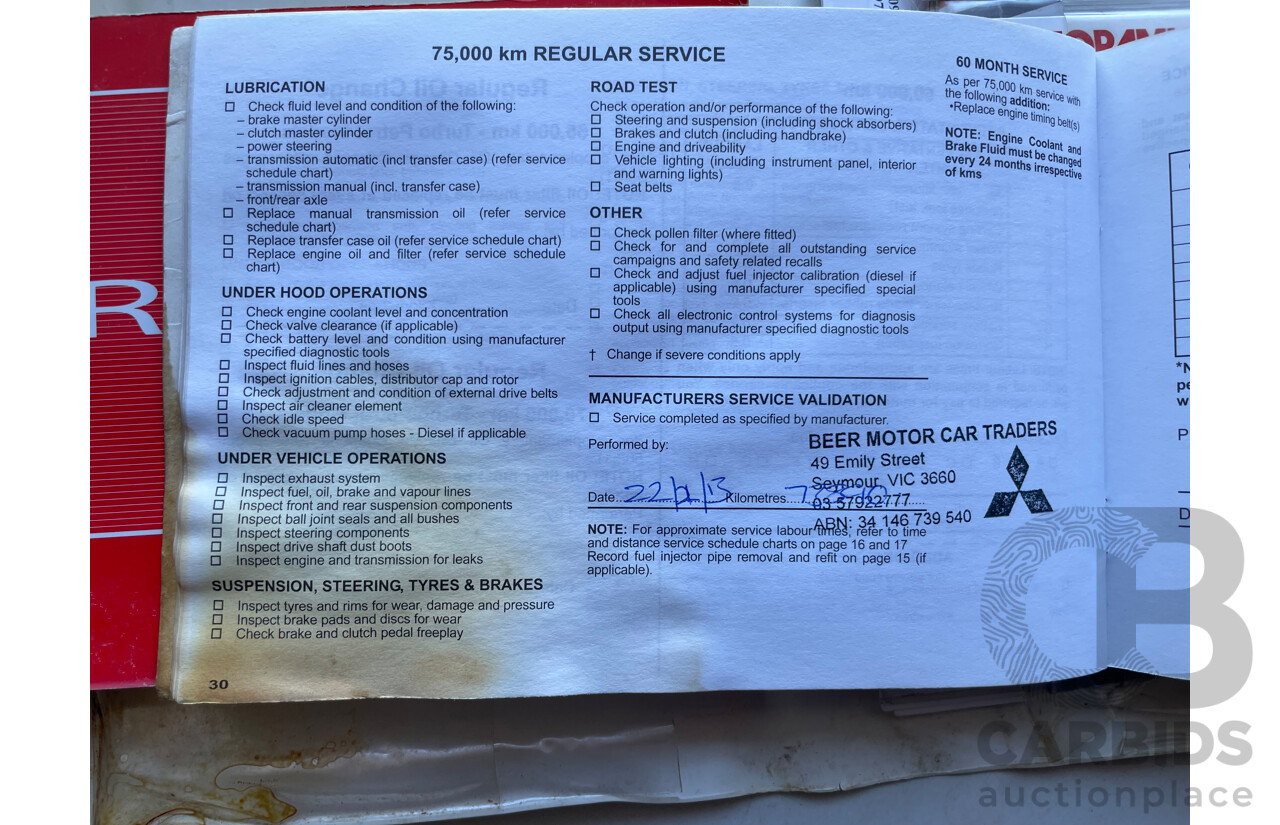 9/2009 Mitsubishi Triton GLX MN MY10 Double Cab Utility White 2.5L