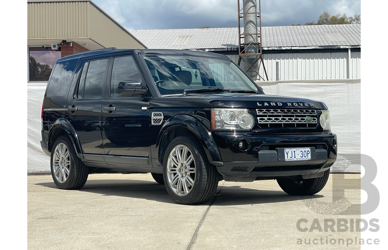 12/09 Land Rover Discovery 4 5.0 V8 4x4 MY10 4D Wagon Black 5.0L