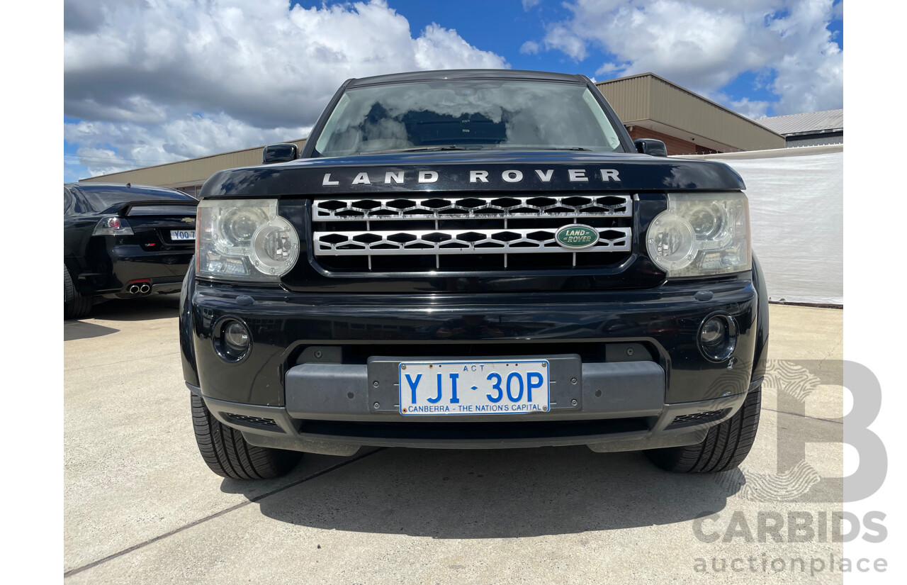 12/09 Land Rover Discovery 4 5.0 V8 4x4 MY10 4D Wagon Black 5.0L