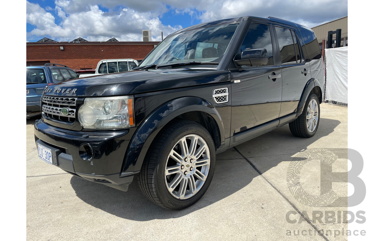 12/09 Land Rover Discovery 4 5.0 V8 4x4 MY10 4D Wagon Black 5.0L