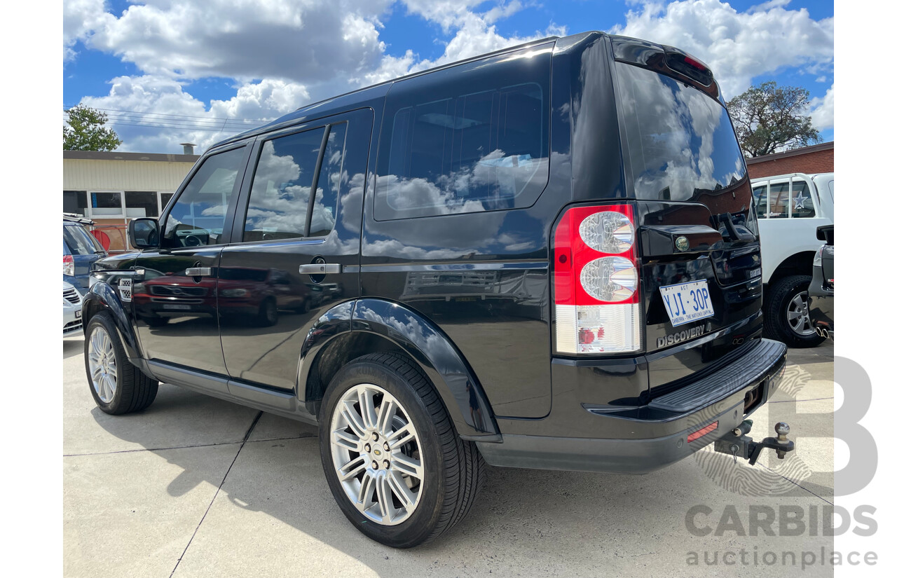 12/09 Land Rover Discovery 4 5.0 V8 4x4 MY10 4D Wagon Black 5.0L
