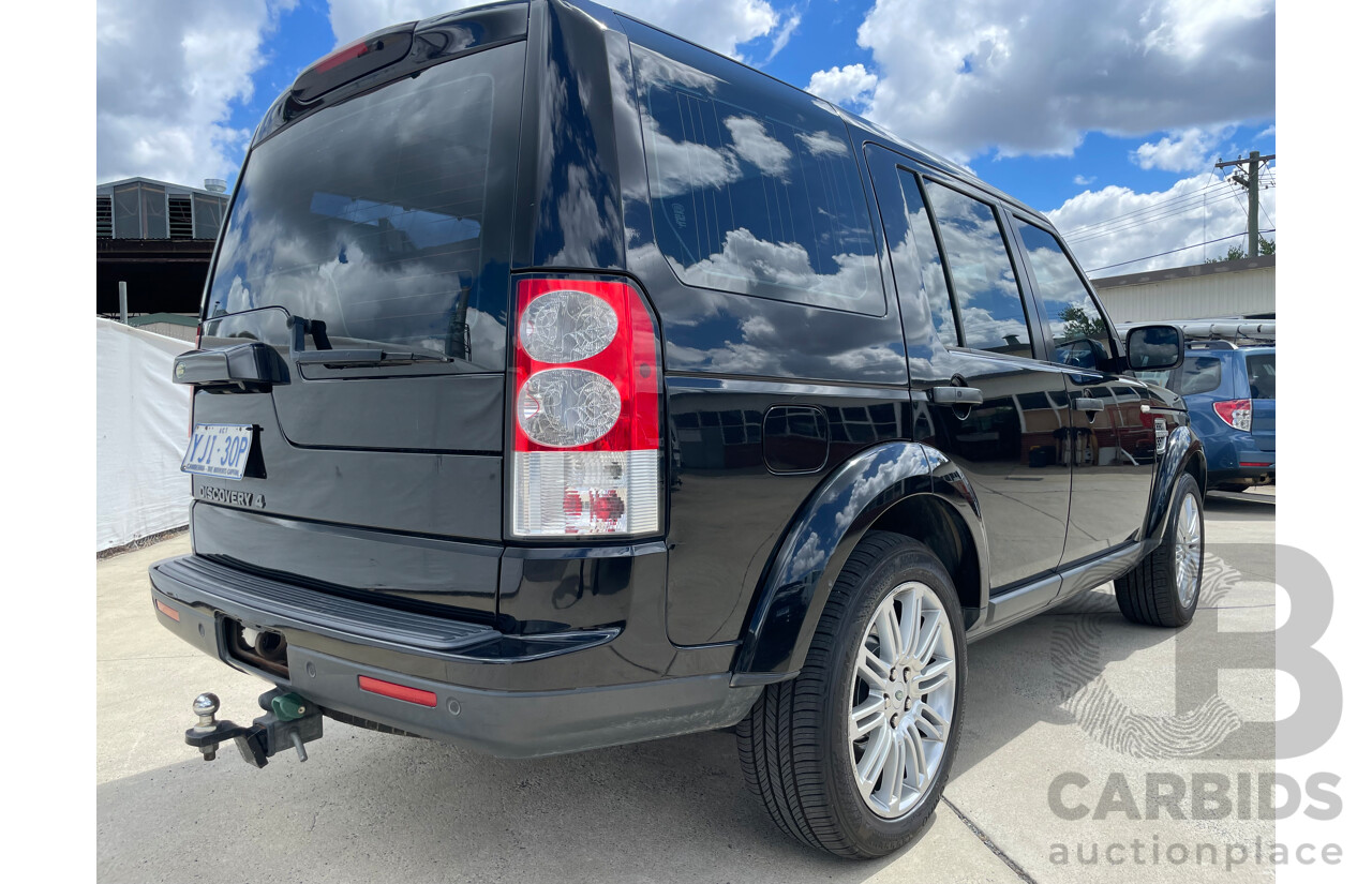 12/09 Land Rover Discovery 4 5.0 V8 4x4 MY10 4D Wagon Black 5.0L