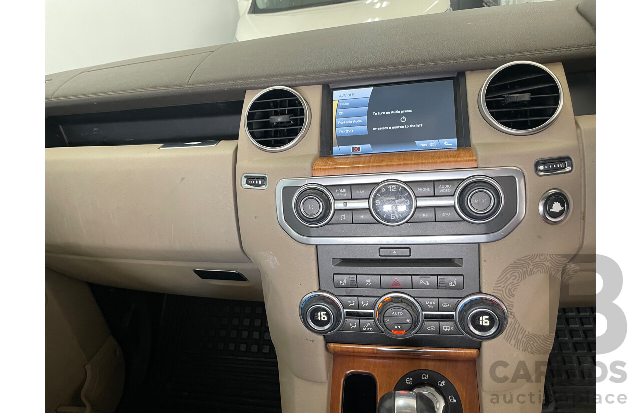 12/09 Land Rover Discovery 4 5.0 V8 4x4 MY10 4D Wagon Black 5.0L