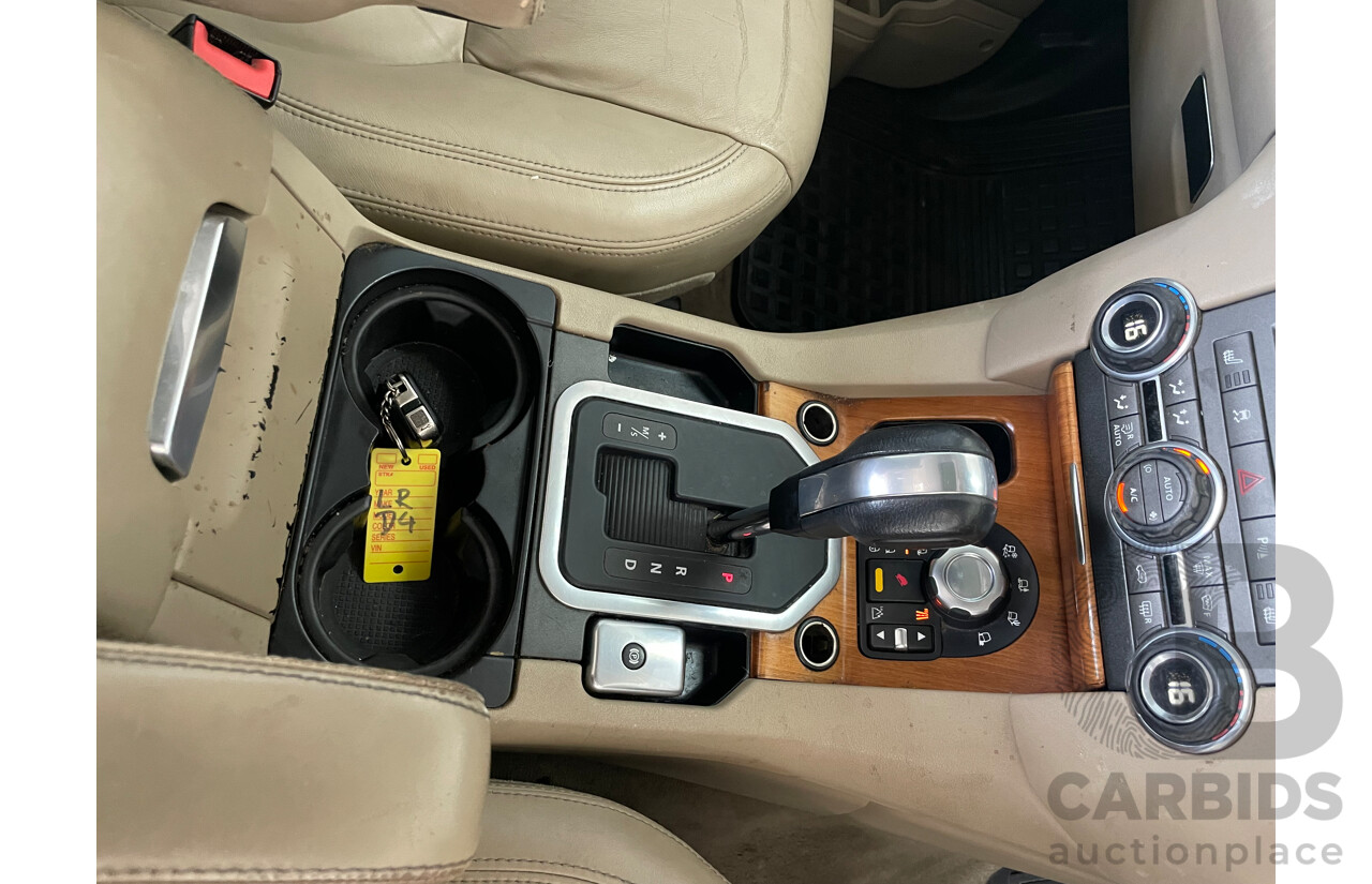 12/09 Land Rover Discovery 4 5.0 V8 4x4 MY10 4D Wagon Black 5.0L