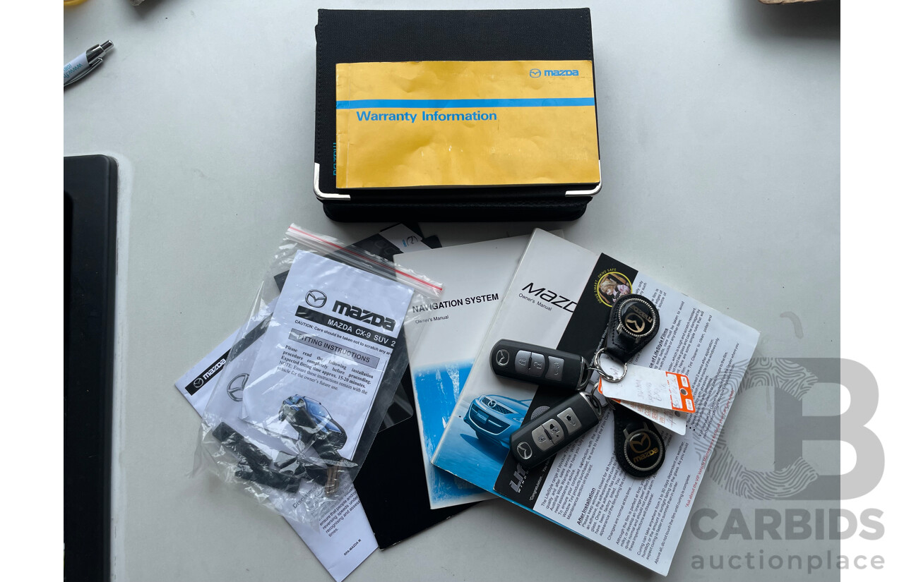 01/11 Mazda Cx-9 GRAND TOURING 4x4 10 UPGRADE 4D Wagon White 3.7L