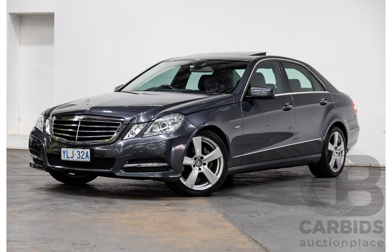 06/2011 Mercedes Benz E250 CDI Avantgarde W212 MY11 4D Sedan Tenorite Metallic Grey Turbo Diesel 2.1L