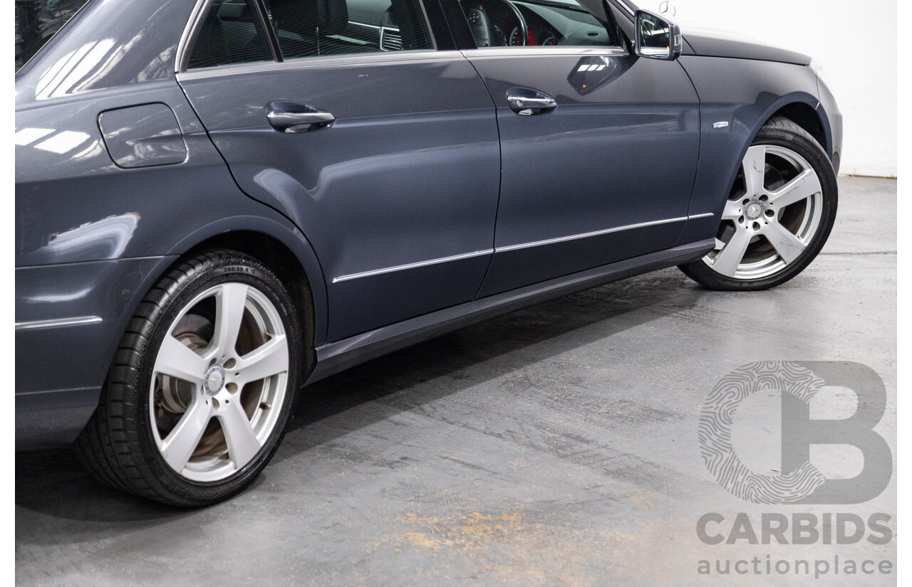 06/2011 Mercedes Benz E250 CDI Avantgarde W212 MY11 4D Sedan Tenorite Metallic Grey Turbo Diesel 2.1L