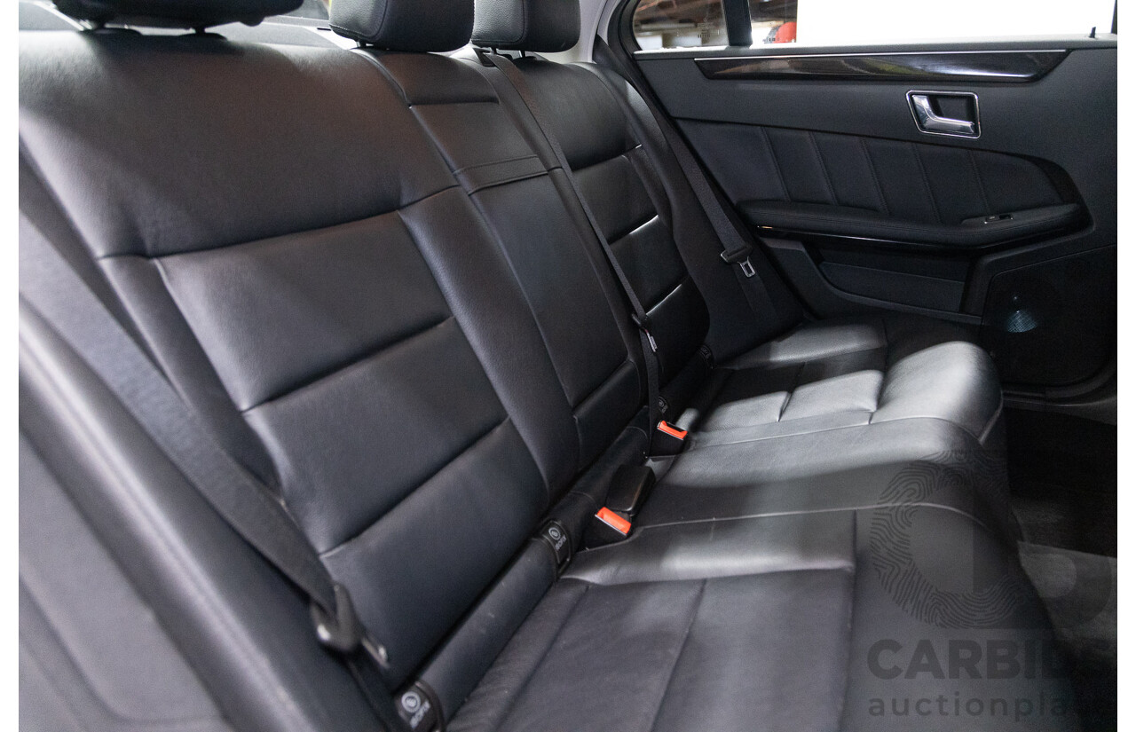 06/2011 Mercedes Benz E250 CDI Avantgarde W212 MY11 4D Sedan Tenorite Metallic Grey Turbo Diesel 2.1L