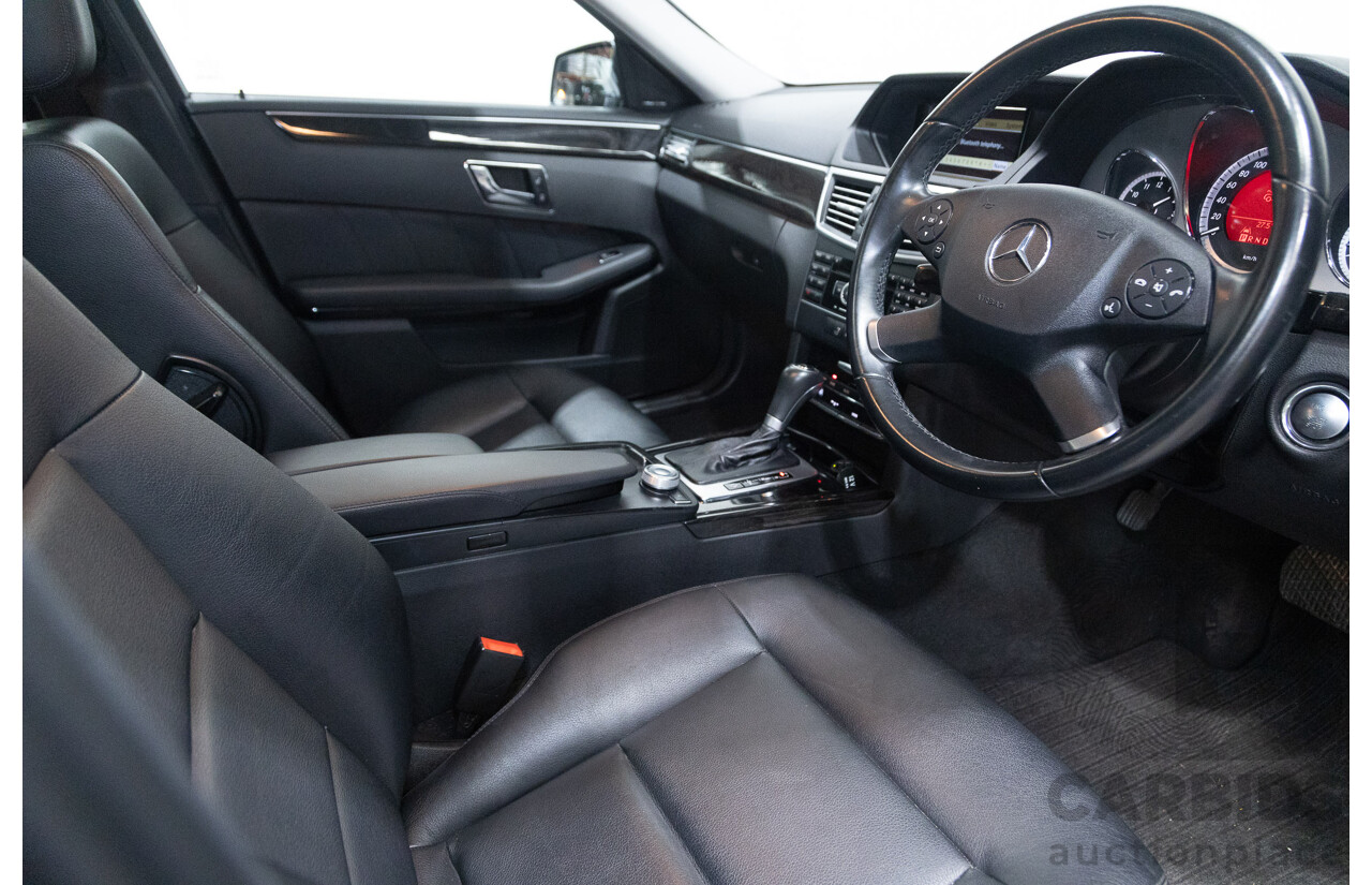 06/2011 Mercedes Benz E250 CDI Avantgarde W212 MY11 4D Sedan Tenorite Metallic Grey Turbo Diesel 2.1L