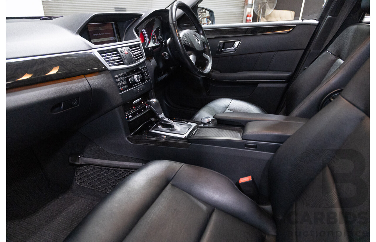 06/2011 Mercedes Benz E250 CDI Avantgarde W212 MY11 4D Sedan Tenorite Metallic Grey Turbo Diesel 2.1L