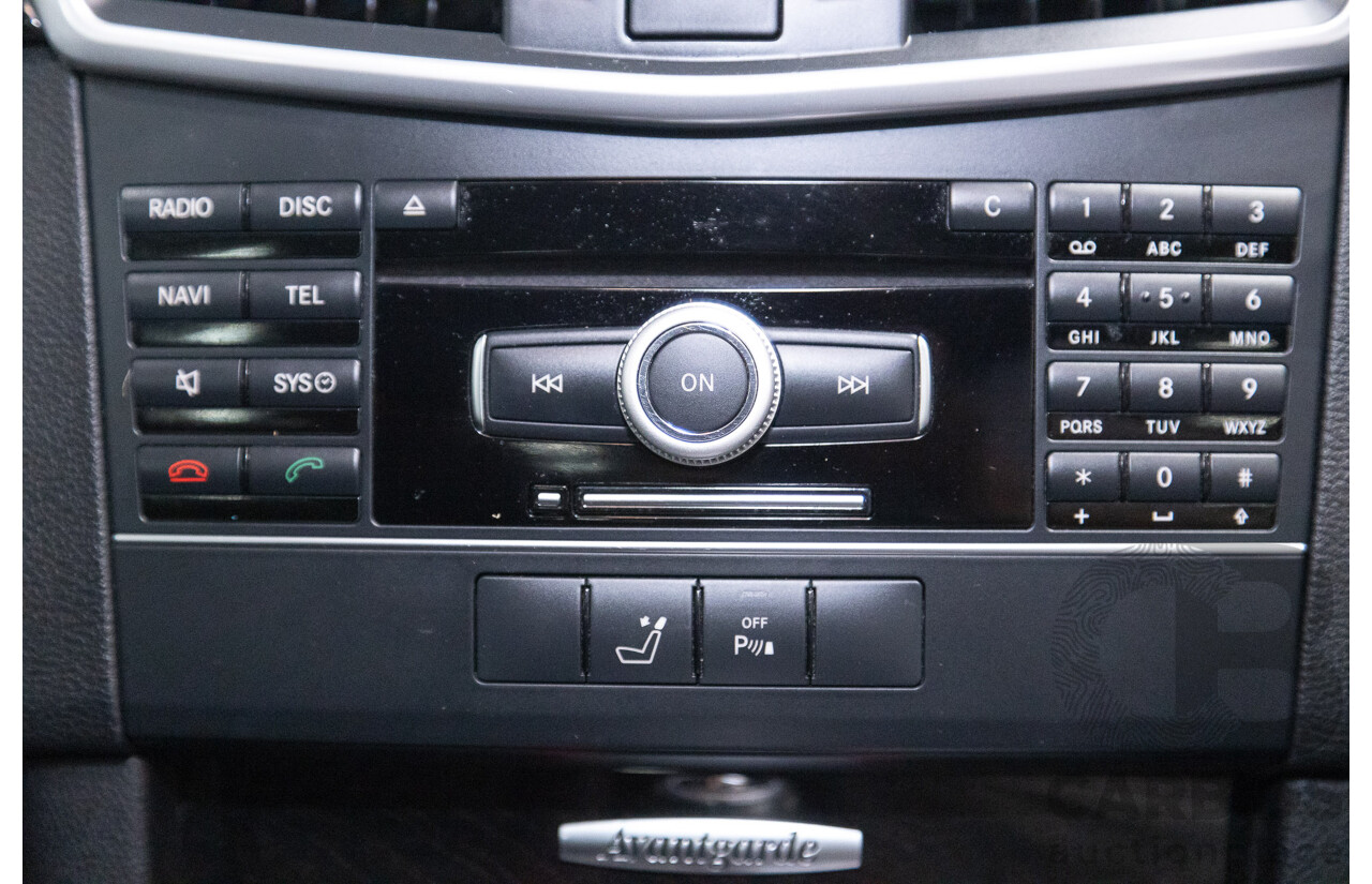 06/2011 Mercedes Benz E250 CDI Avantgarde W212 MY11 4D Sedan Tenorite Metallic Grey Turbo Diesel 2.1L