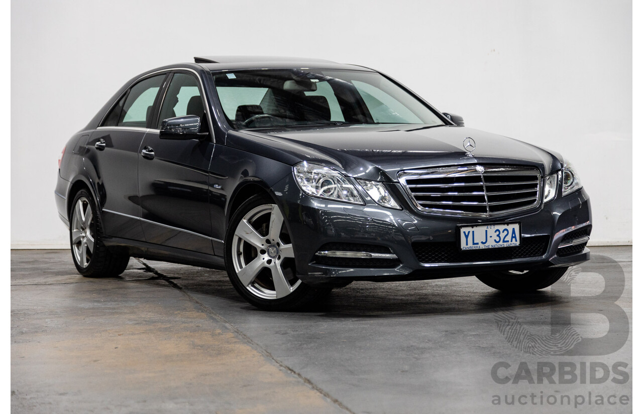 06/2011 Mercedes Benz E250 CDI Avantgarde W212 MY11 4D Sedan Tenorite Metallic Grey Turbo Diesel 2.1L