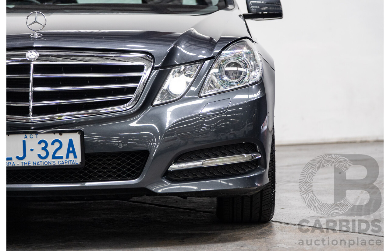 06/2011 Mercedes Benz E250 CDI Avantgarde W212 MY11 4D Sedan Tenorite Metallic Grey Turbo Diesel 2.1L