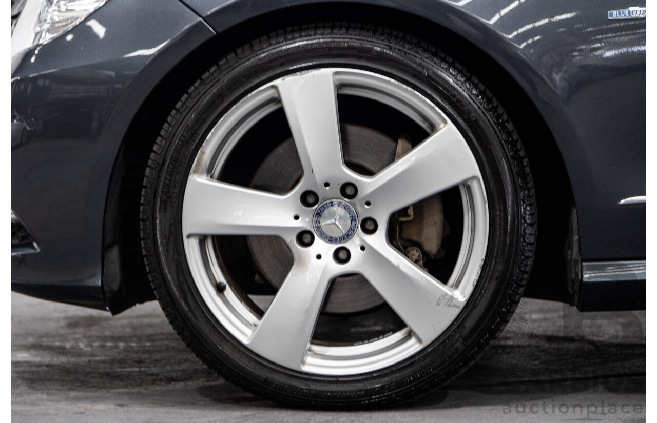 06/2011 Mercedes Benz E250 CDI Avantgarde W212 MY11 4D Sedan Tenorite Metallic Grey Turbo Diesel 2.1L