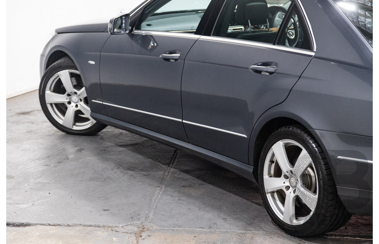 06/2011 Mercedes Benz E250 CDI Avantgarde W212 MY11 4D Sedan Tenorite Metallic Grey Turbo Diesel 2.1L