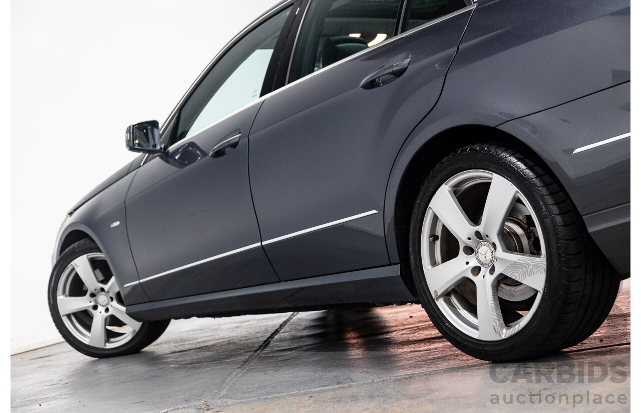 06/2011 Mercedes Benz E250 CDI Avantgarde W212 MY11 4D Sedan Tenorite Metallic Grey Turbo Diesel 2.1L