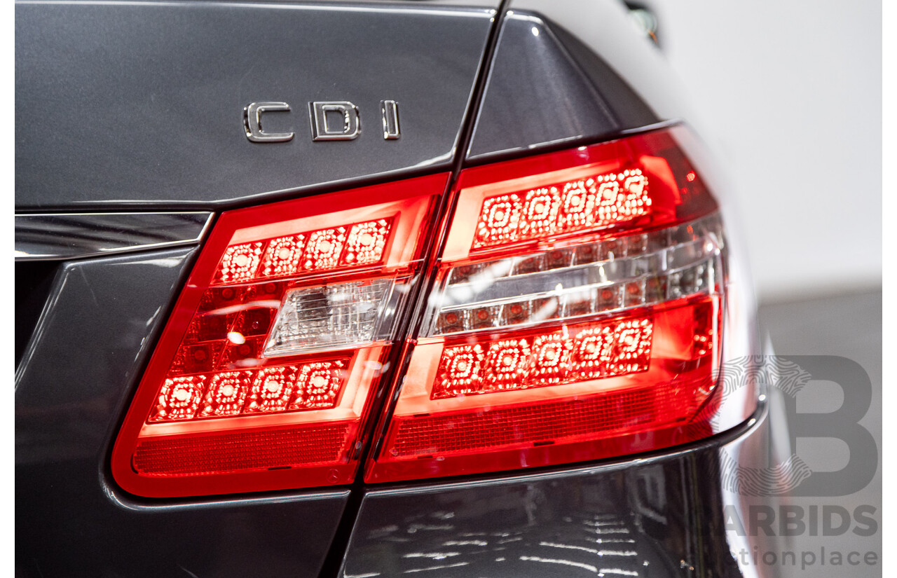 06/2011 Mercedes Benz E250 CDI Avantgarde W212 MY11 4D Sedan Tenorite Metallic Grey Turbo Diesel 2.1L