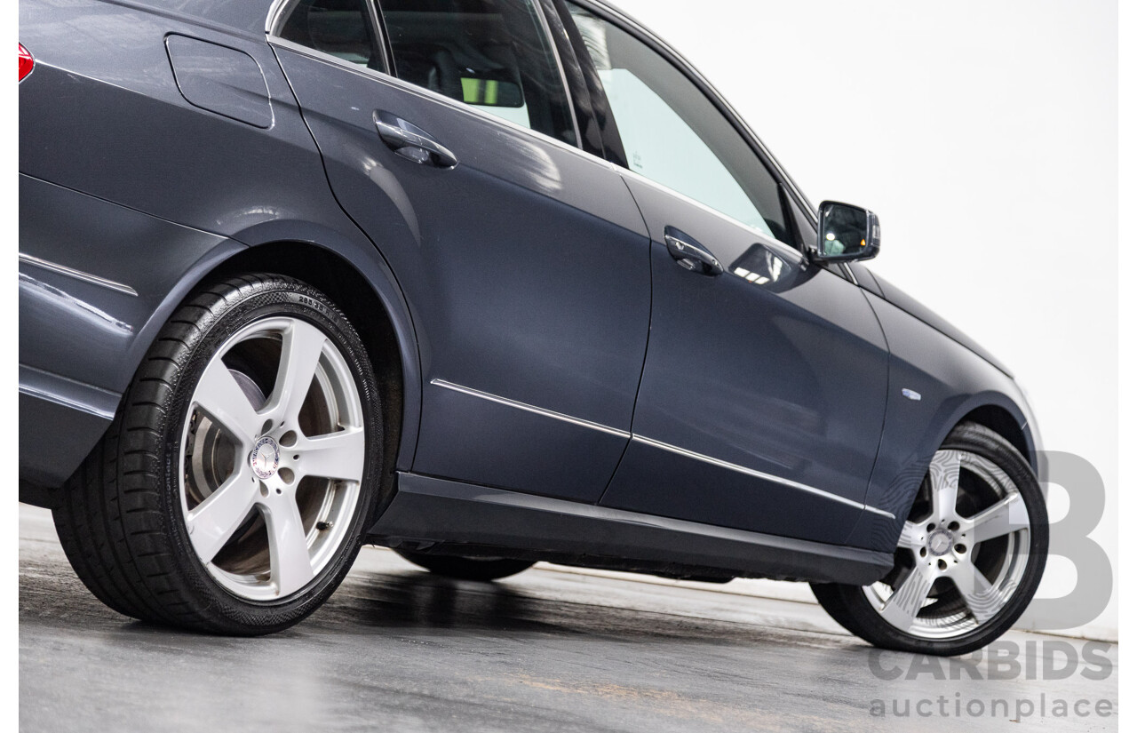 06/2011 Mercedes Benz E250 CDI Avantgarde W212 MY11 4D Sedan Tenorite Metallic Grey Turbo Diesel 2.1L