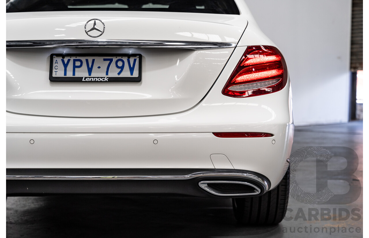 11/2017 Mercedes-Benz E220d RWD 213 4d Sedan Polar White 2.0L