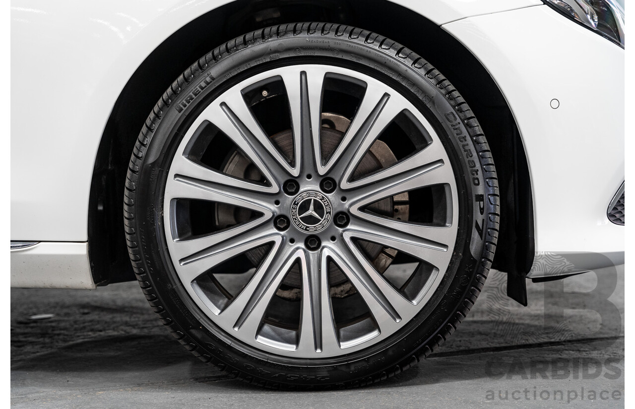 11/2017 Mercedes-Benz E220d RWD 213 4d Sedan Polar White 2.0L