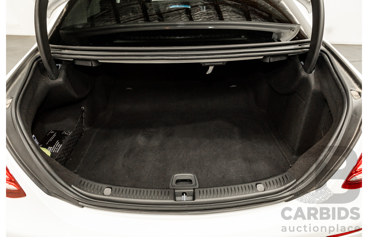 11/2017 Mercedes-Benz E220d RWD 213 4d Sedan Polar White 2.0L