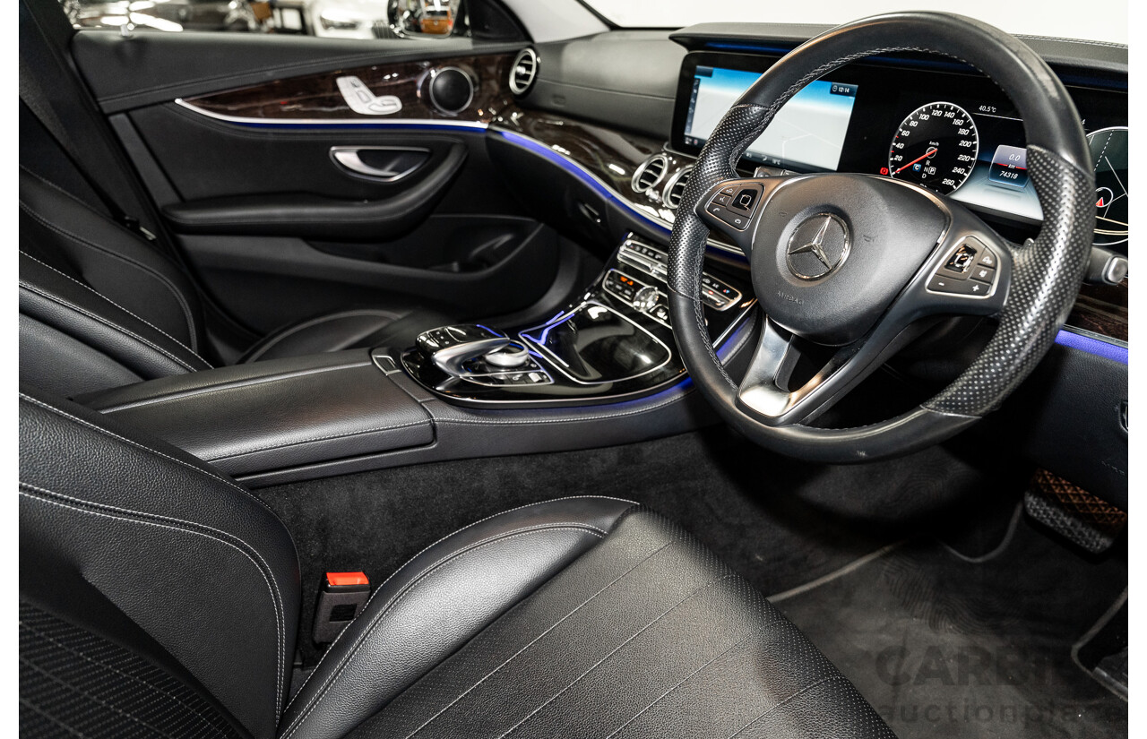 11/2017 Mercedes-Benz E220d RWD 213 4d Sedan Polar White 2.0L