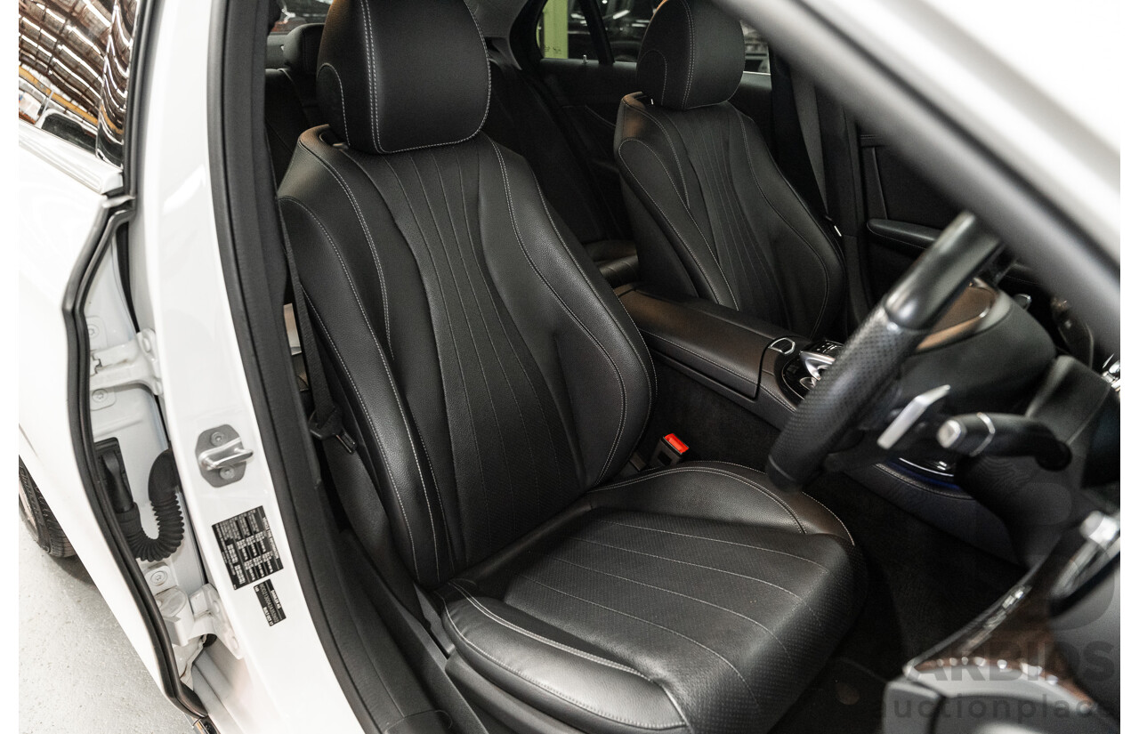 11/2017 Mercedes-Benz E220d RWD 213 4d Sedan Polar White 2.0L