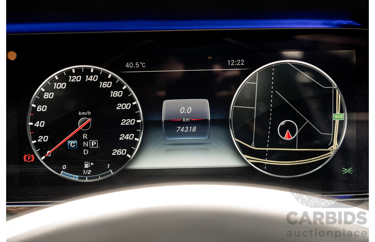 11/2017 Mercedes-Benz E220d RWD 213 4d Sedan Polar White 2.0L