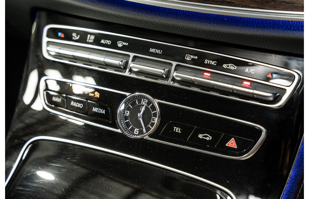 11/2017 Mercedes-Benz E220d RWD 213 4d Sedan Polar White 2.0L