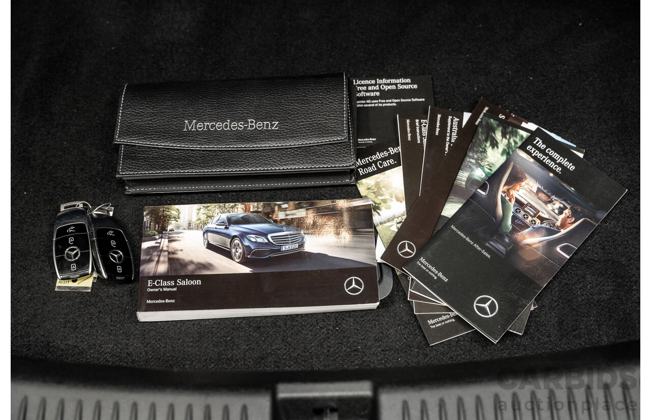 11/2017 Mercedes-Benz E220d RWD 213 4d Sedan Polar White 2.0L