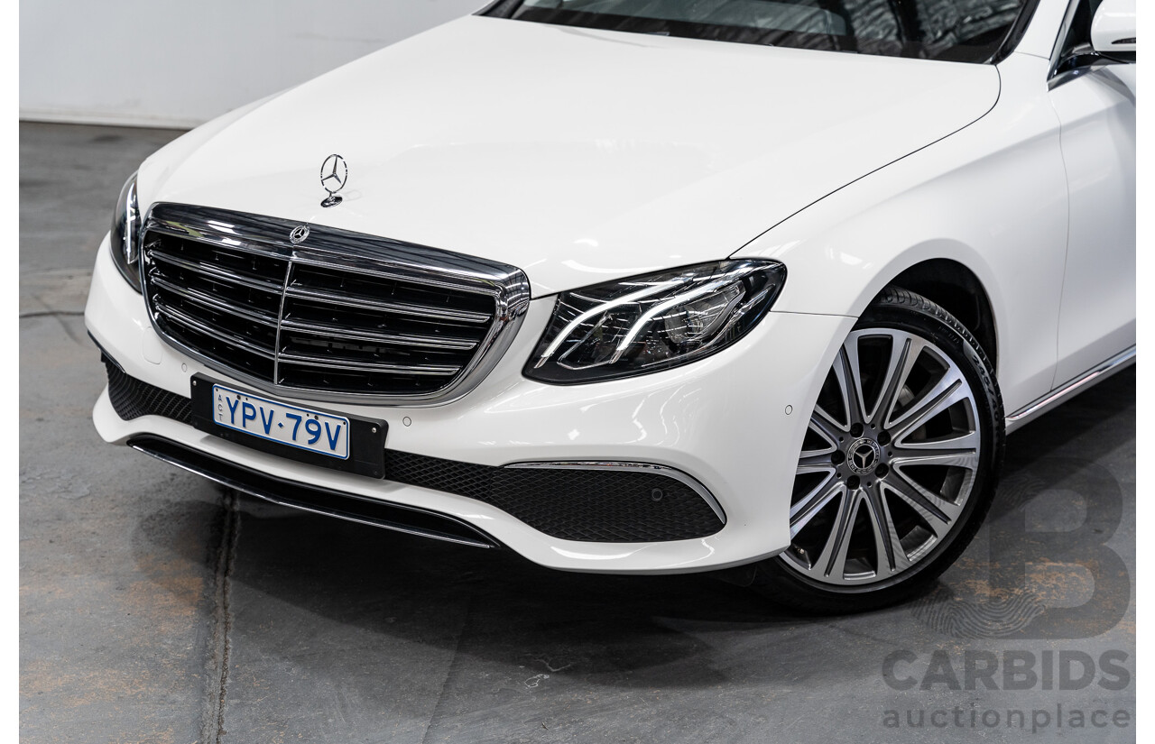11/2017 Mercedes-Benz E220d RWD 213 4d Sedan Polar White 2.0L