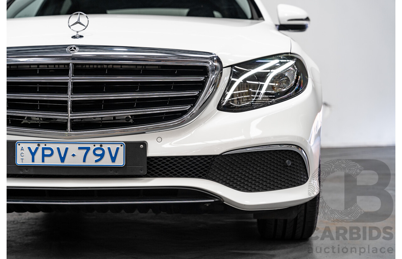11/2017 Mercedes-Benz E220d RWD 213 4d Sedan Polar White 2.0L