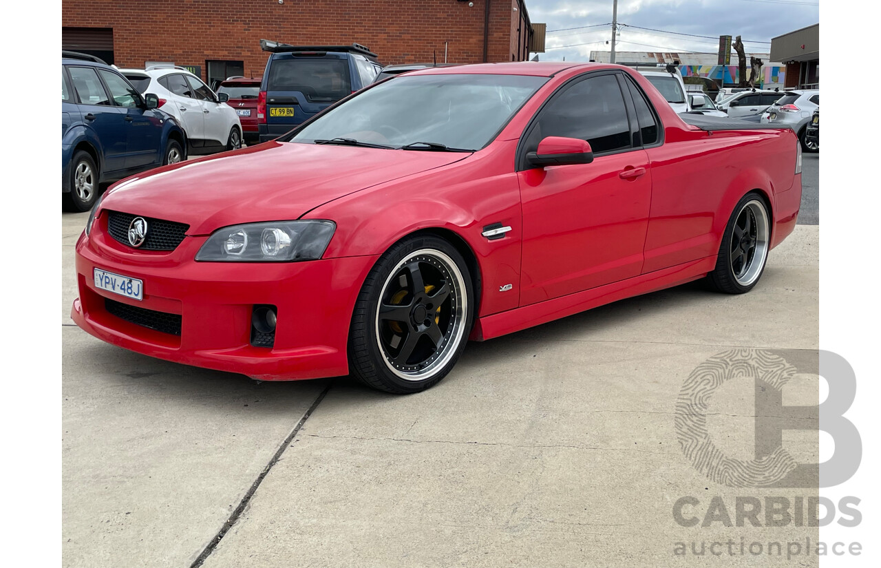  Holden Commodore SS-V RWD VE MY10 Utility Red 6.0L