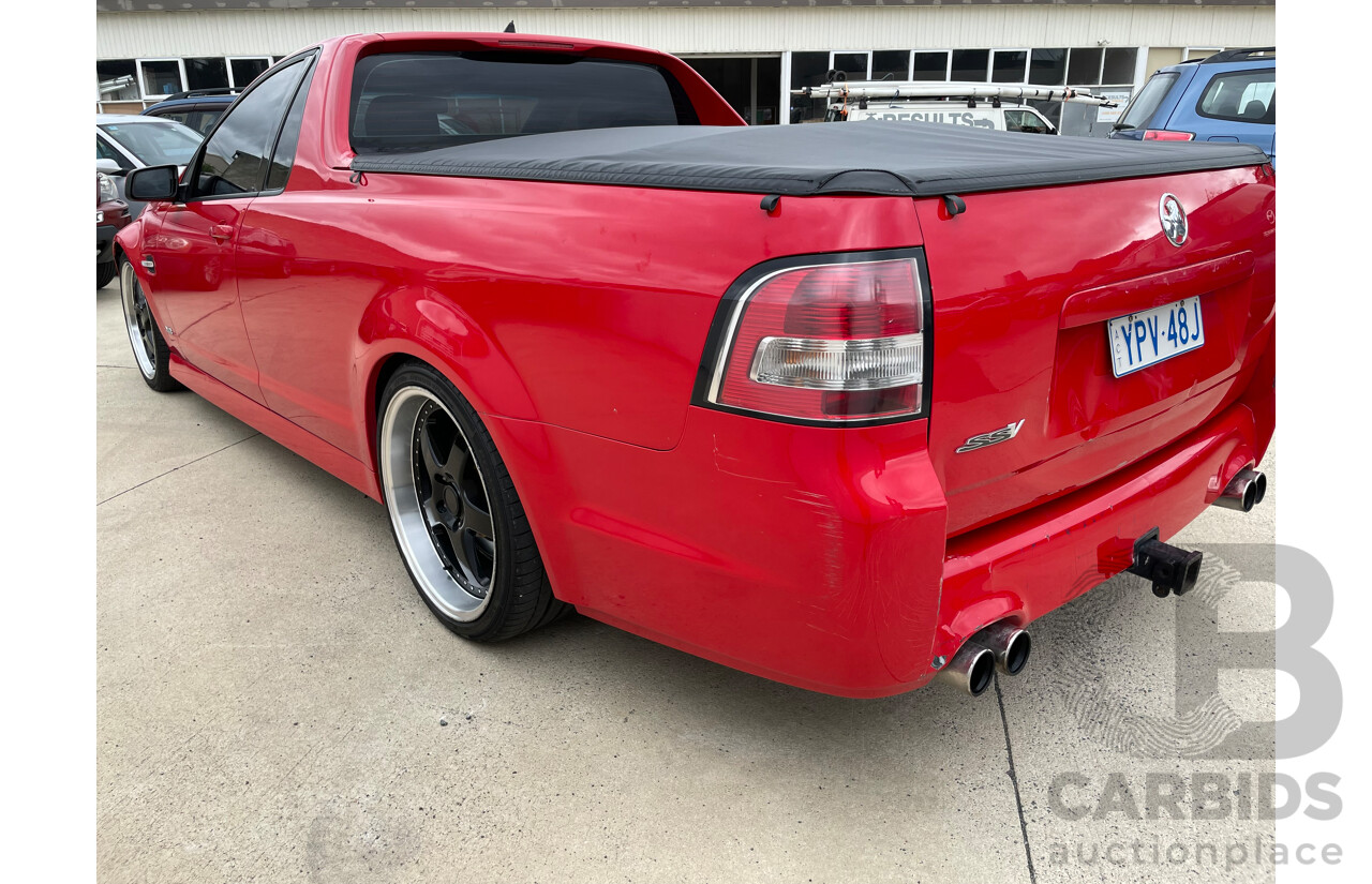  Holden Commodore SS-V RWD VE MY10 Utility Red 6.0L