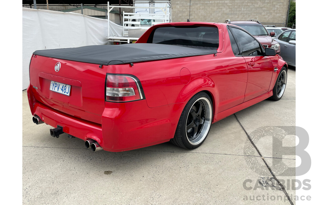  Holden Commodore SS-V RWD VE MY10 Utility Red 6.0L