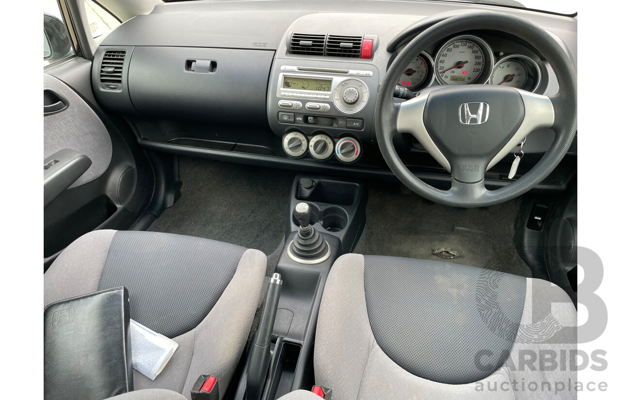 9/2006 Honda Jazz GLi MY06 5d Hatchback Black 1.3L