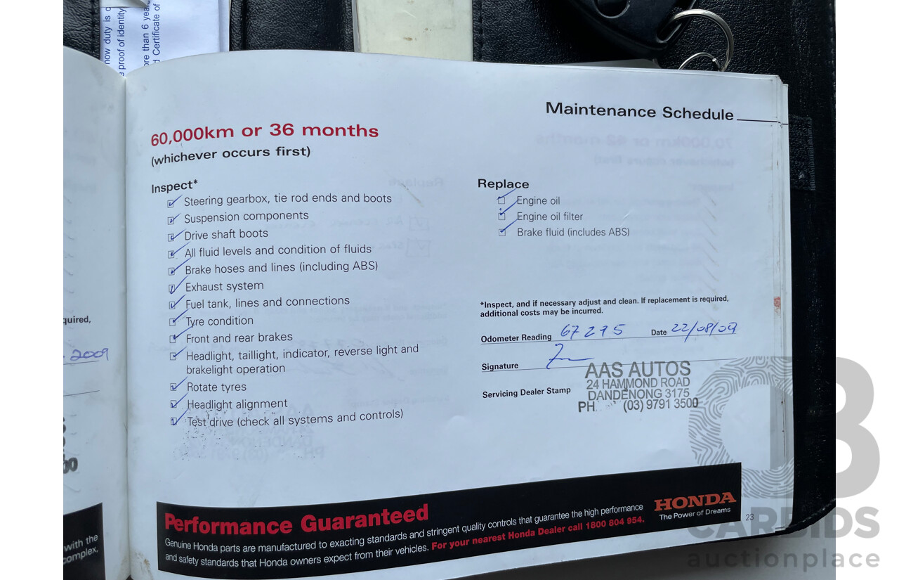 9/2006 Honda Jazz GLi MY06 5d Hatchback Black 1.3L