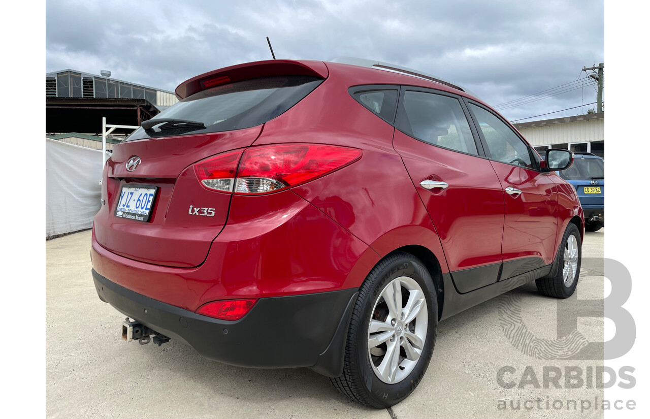 08/12 Hyundai Ix35 ELITE (AWD) AWD LM MY13 4D Wagon Red 2.4L
