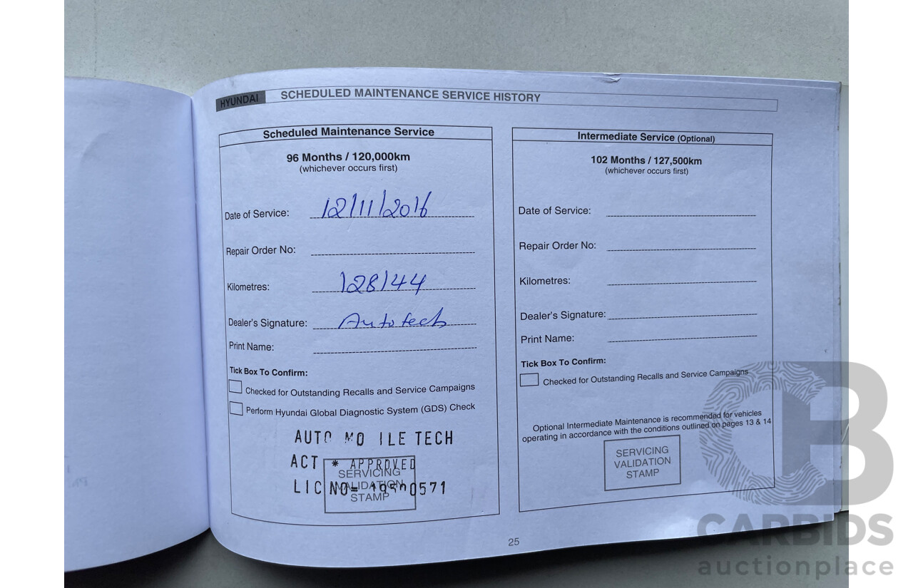 08/12 Hyundai Ix35 ELITE (AWD) AWD LM MY13 4D Wagon Red 2.4L