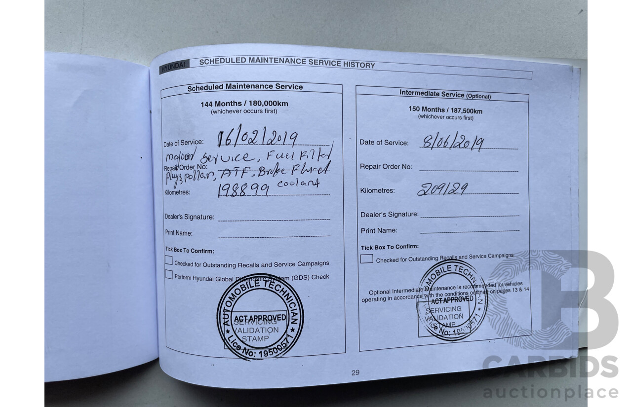 08/12 Hyundai Ix35 ELITE (AWD) AWD LM MY13 4D Wagon Red 2.4L