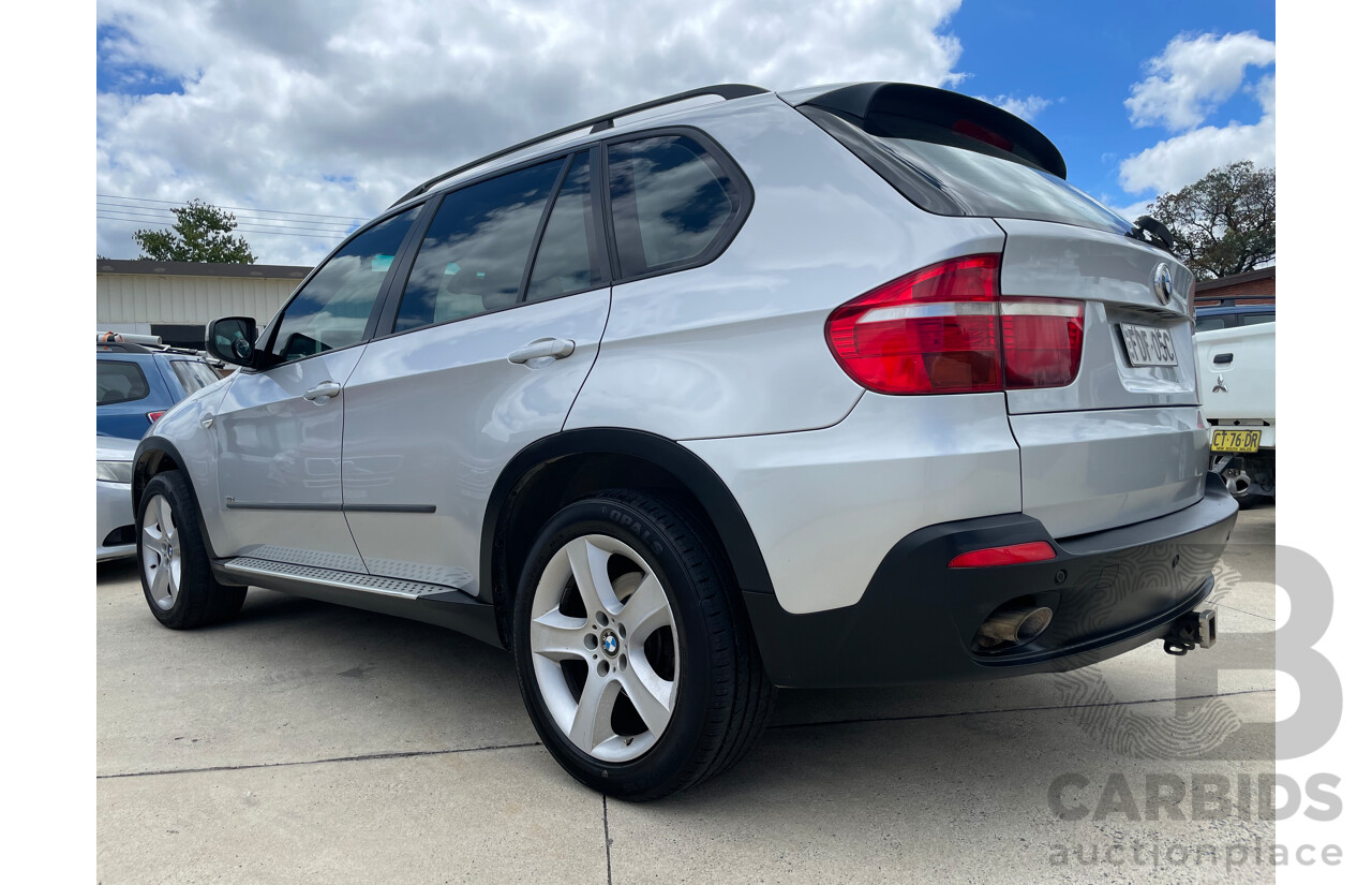 06/07 BMW X5 3.0d 4x4 E70 4D Wagon Silver 3.0L