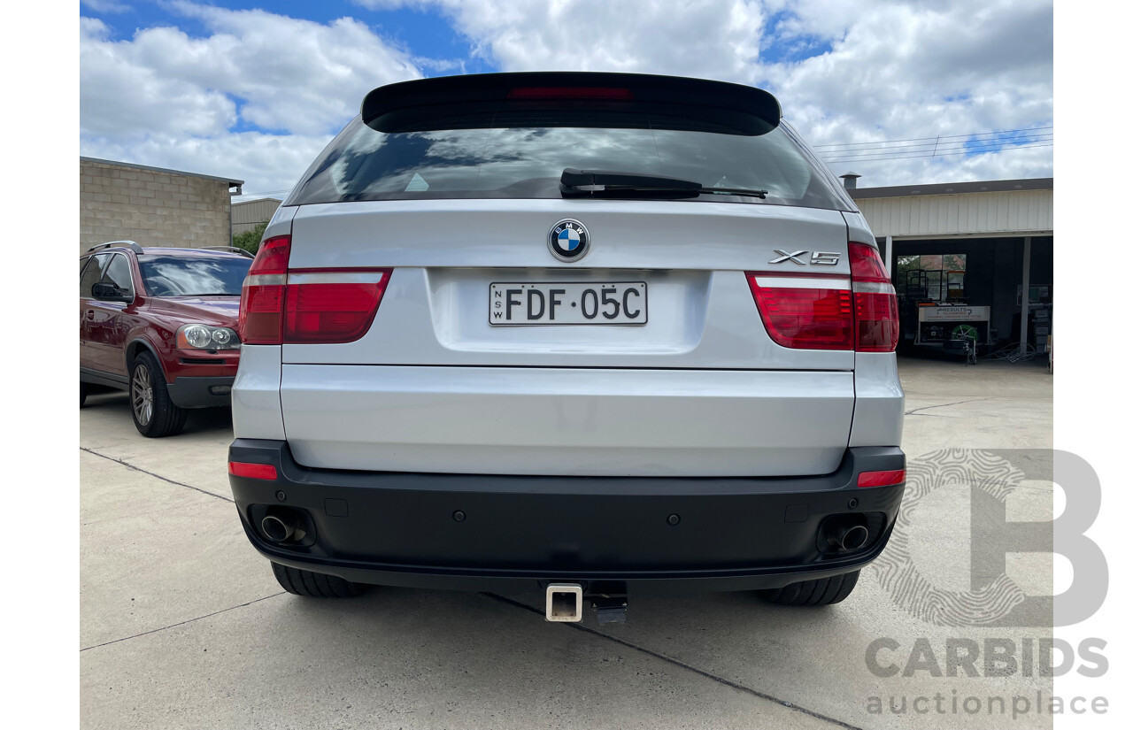 06/07 BMW X5 3.0d 4x4 E70 4D Wagon Silver 3.0L