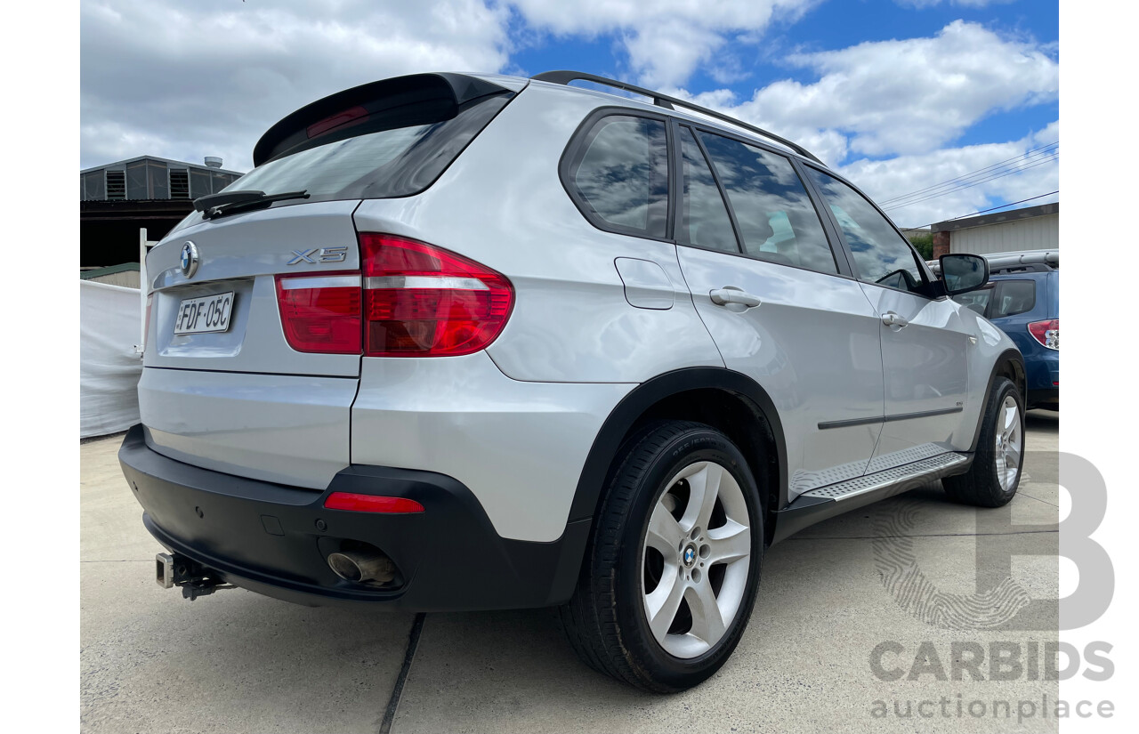06/07 BMW X5 3.0d 4x4 E70 4D Wagon Silver 3.0L