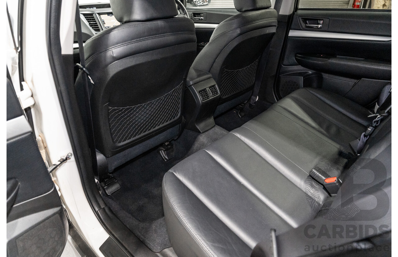 06/2014 Subaru Outback 2.5i AWD MY14 4D Wagon White 2.5L