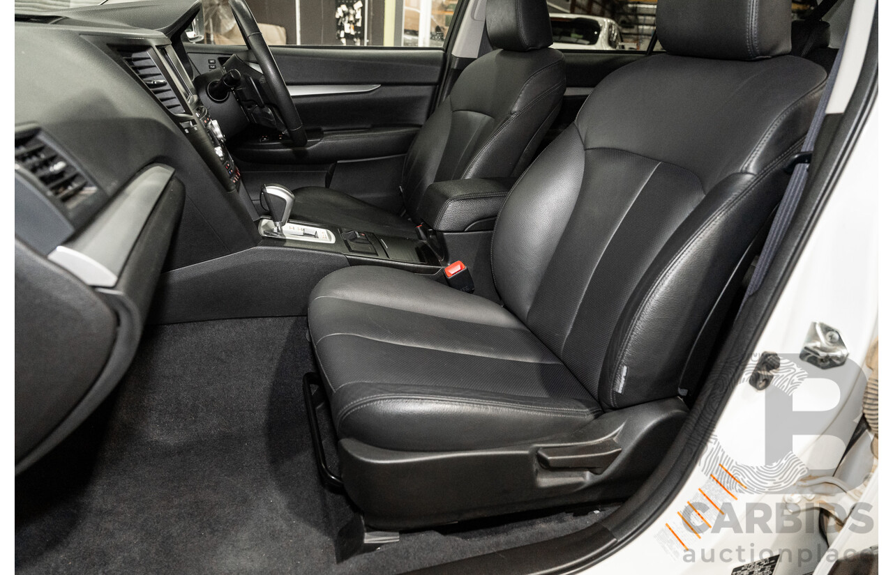 06/2014 Subaru Outback 2.5i AWD MY14 4D Wagon White 2.5L