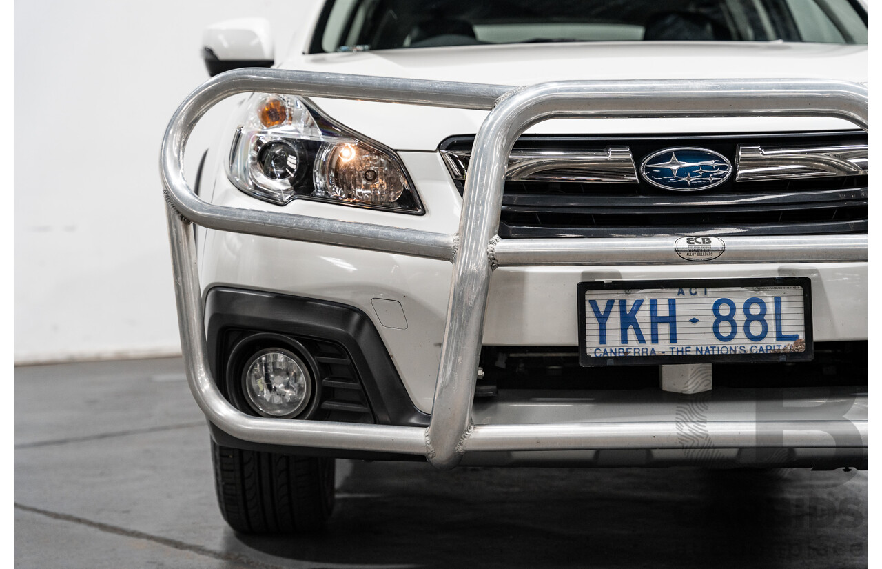 06/2014 Subaru Outback 2.5i AWD MY14 4D Wagon White 2.5L
