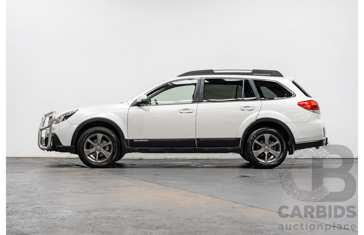 06/2014 Subaru Outback 2.5i AWD MY14 4D Wagon White 2.5L