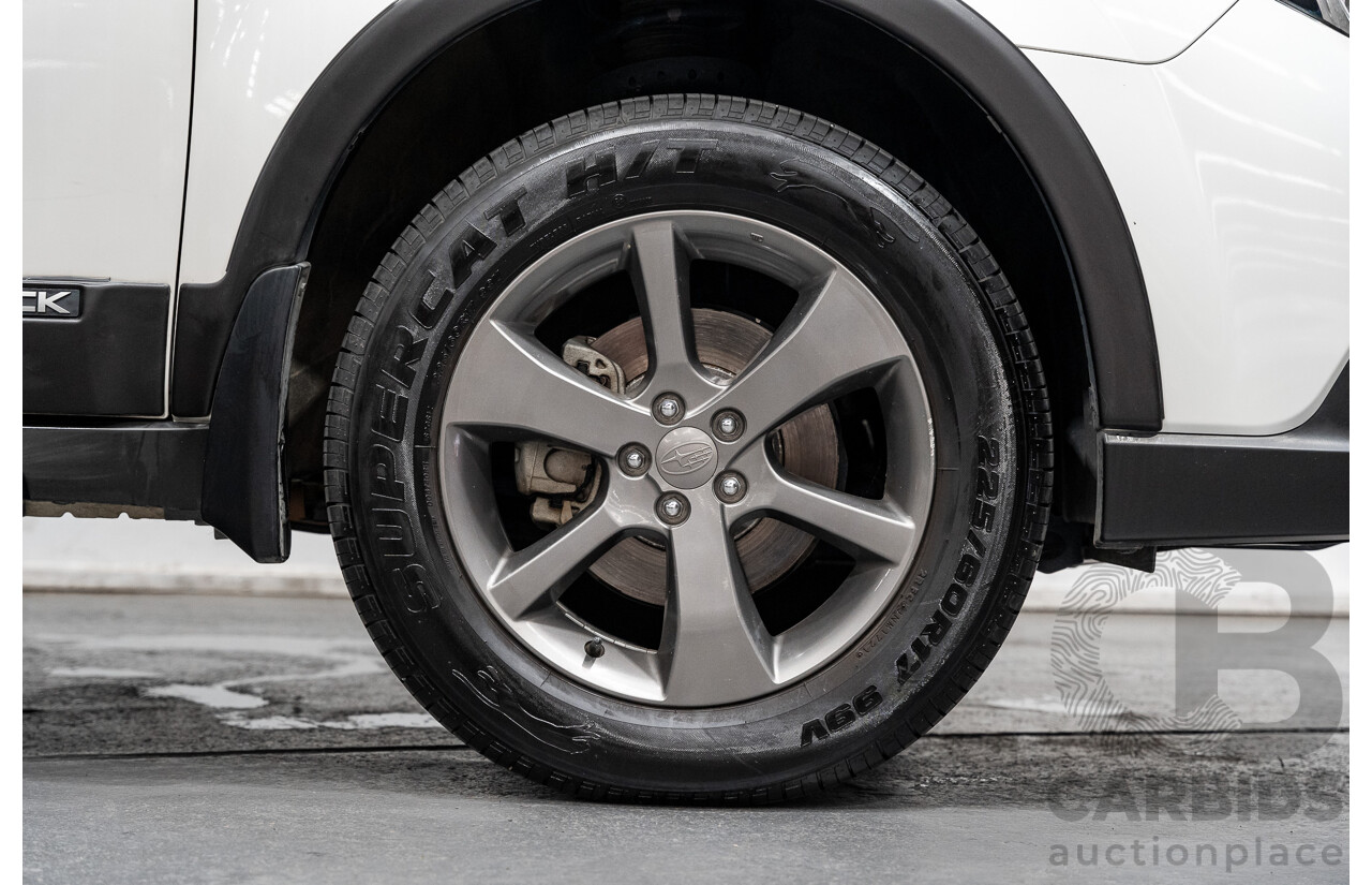 06/2014 Subaru Outback 2.5i AWD MY14 4D Wagon White 2.5L